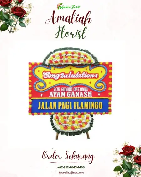 Sewa Papan Bunga Talang Ubi Barat